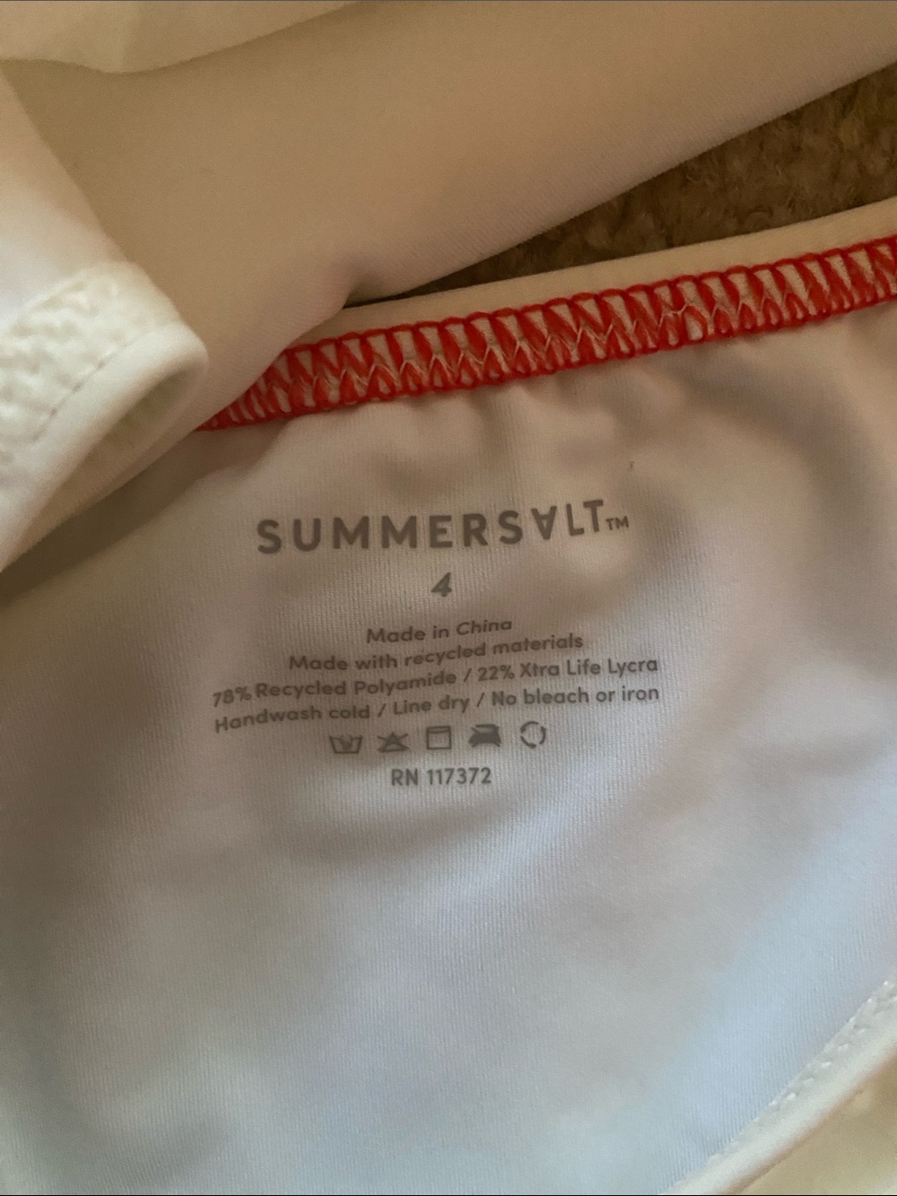 Summersalt BWT red white and blue one piece bathing suit - Picture 3 of 6